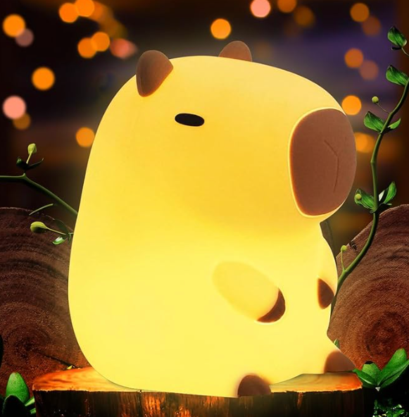 Capybara Squishy Night Light