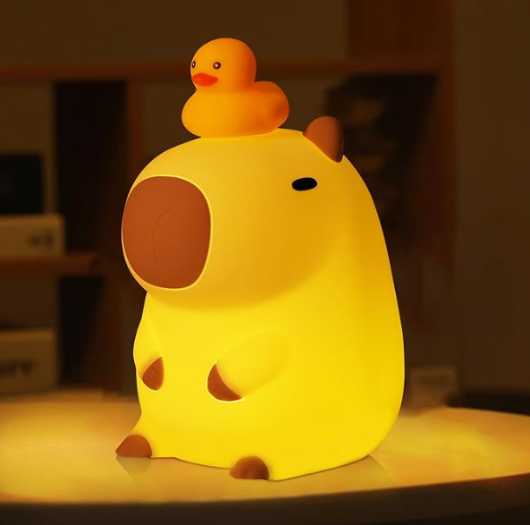 Capybara Squishy Night Light