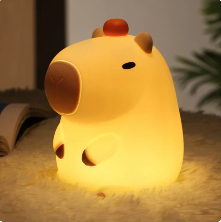 Capybara Squishy Night Light