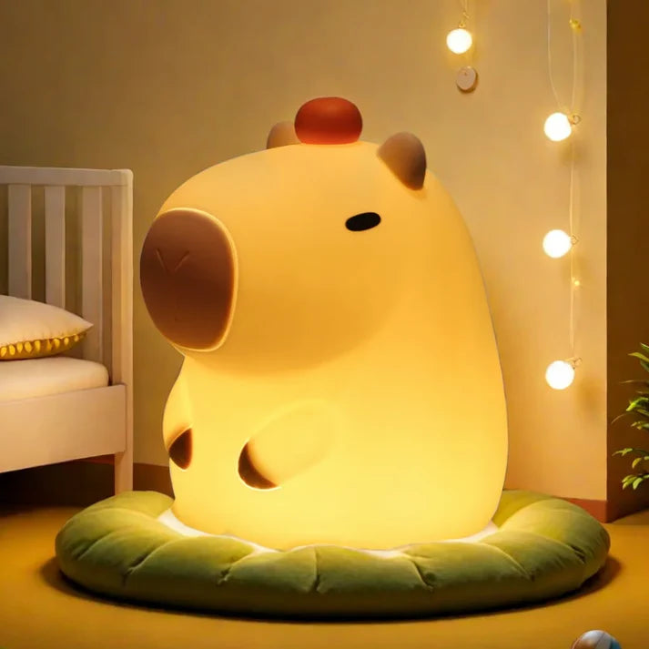 Capybara Squishy Night Light