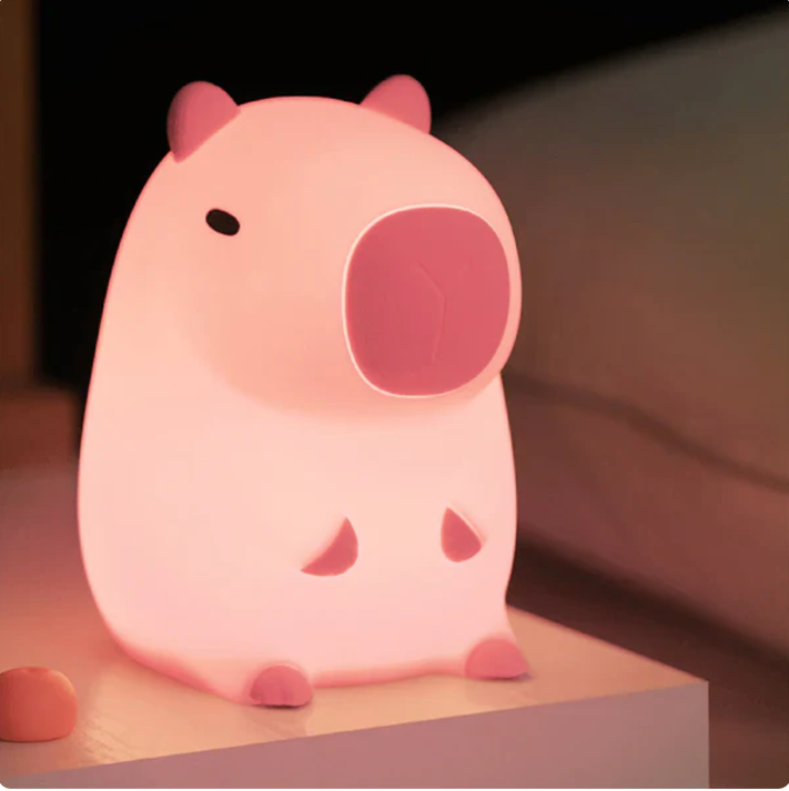 Capybara Squishy Night Light